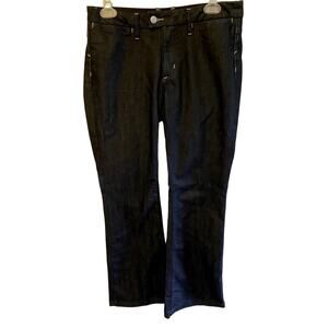 Banana Republic Dark Wash Mid Rise Boot Cut Stretchy Cotton Jeans Size 6